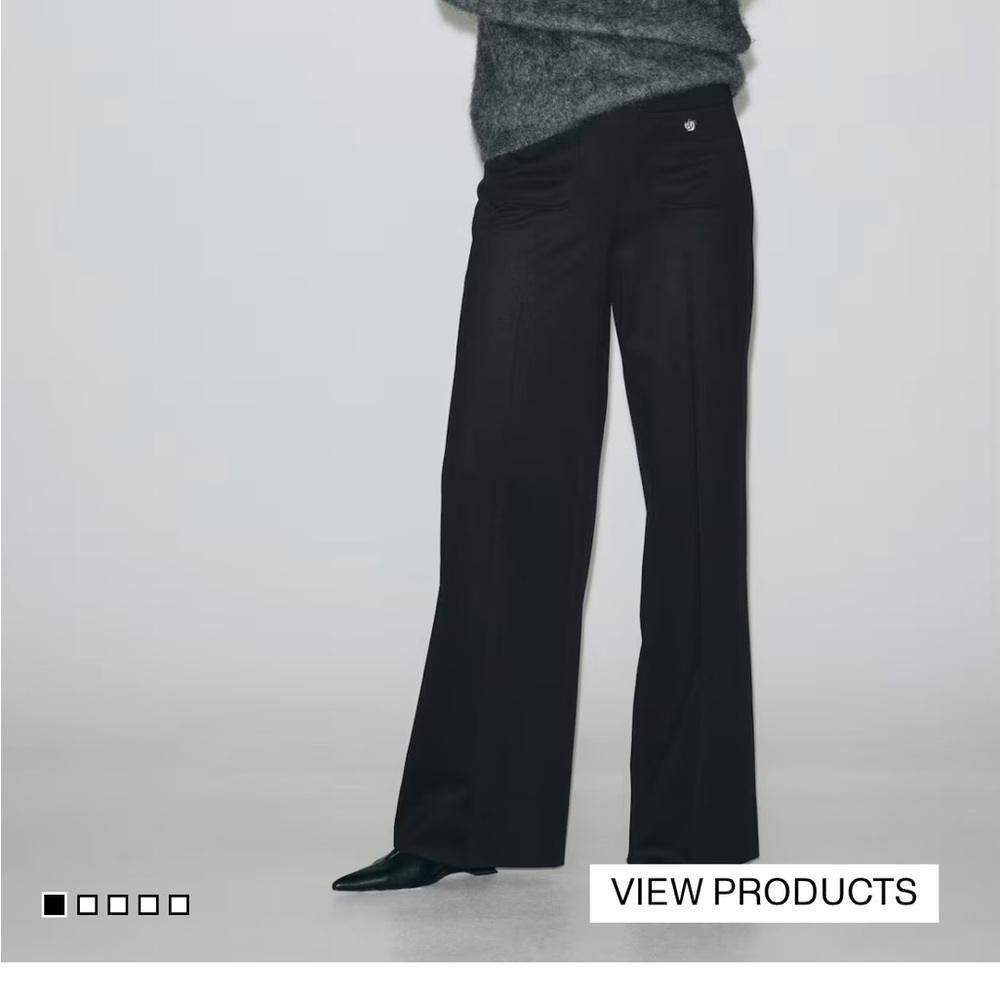 H&M Elegant Black Skirt